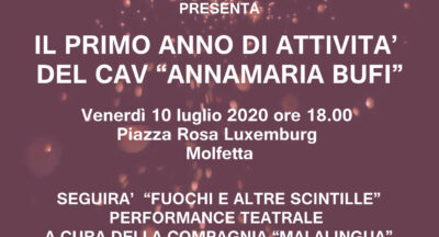 1 anno di attività cav AnnaMaria Bufi