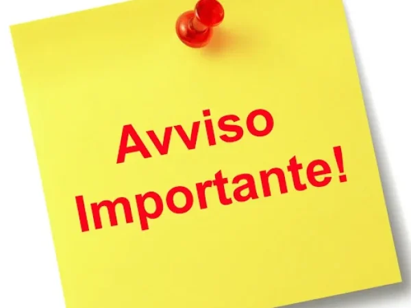 SEGNALAZIONE IMPORTANTE