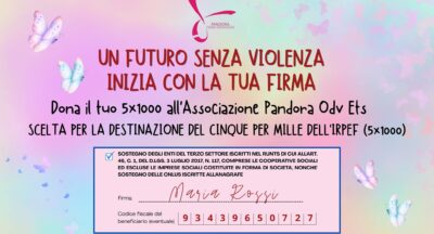 DAI FORZA A UN FUTURO SENZA VIOLENZA