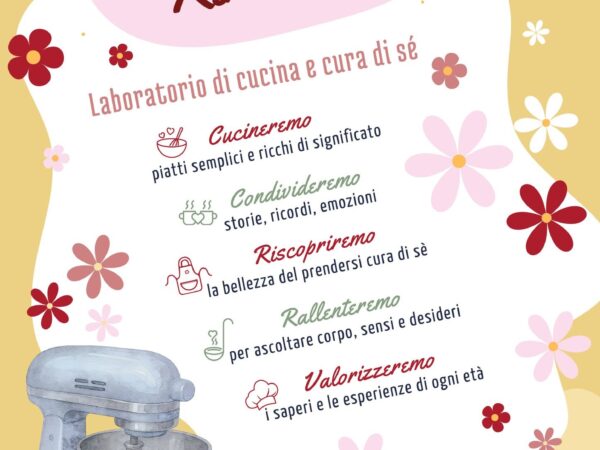 CUCINA E RINASCITA: INCONTRO LABORATORIALE